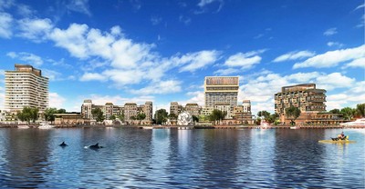 Toll Brothers at RiversEdge - Central Park - A riverside gathering place for artistic flair, Central Park is home to stunning sculptures and open spaces that bring the community together.